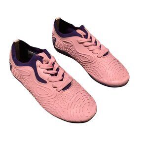 Dream Pairs Pink & Purple Kids Soccer Cleats Size 12 Lightweight Lace Up